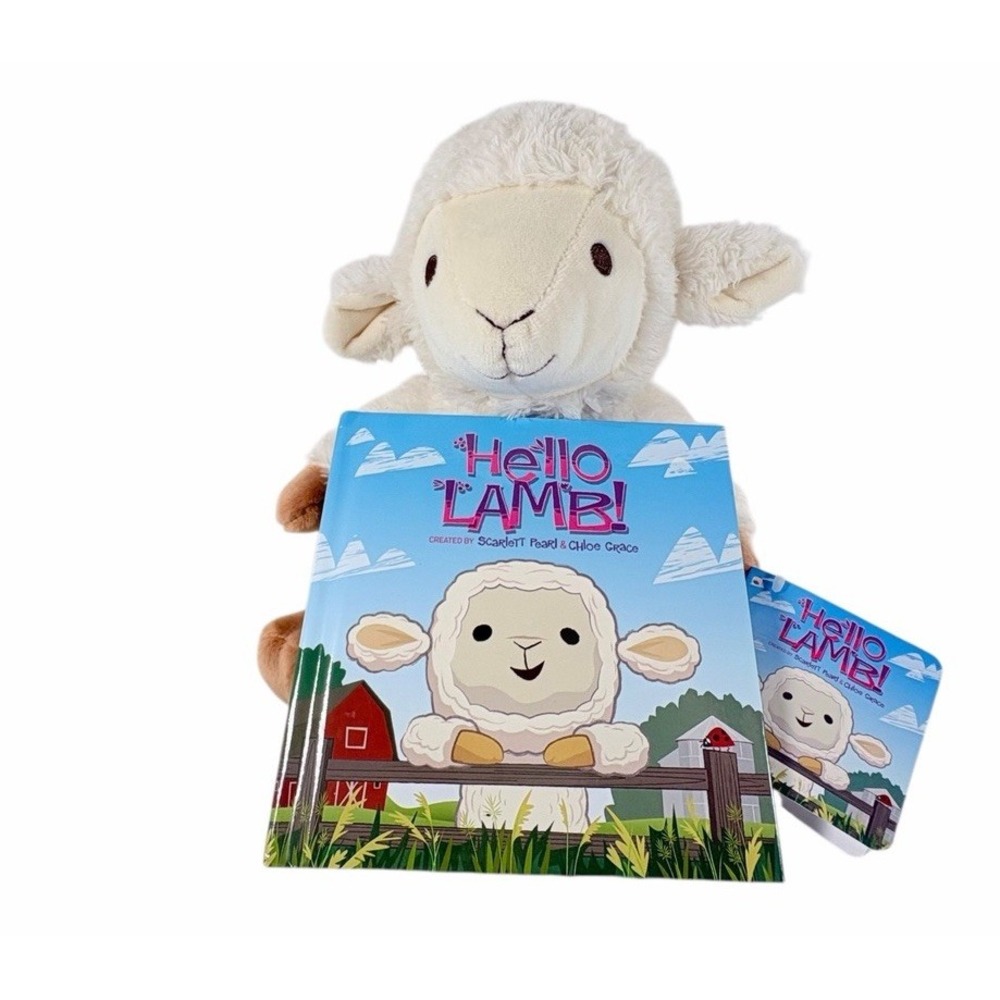 Kohl's Cares Hello Lamb Plush Toy And Book Bundle NEW Easter